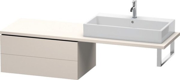 Duravit L-Cube Unterschrank für Konsole Taupe Supermatt 820x547x400 mm - LC583908383