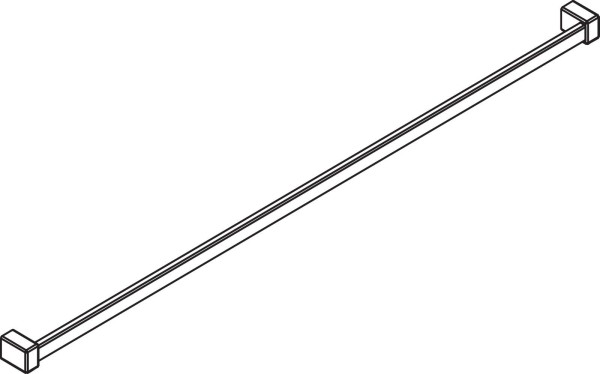 Kermi Handtuchhalter Liga HHHHO, 1250, silber hochglanz, ZDHHHHOLI125VK