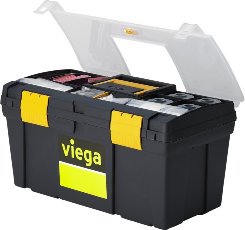 Viega Koffer 8310.92, aus Kunststoff grau