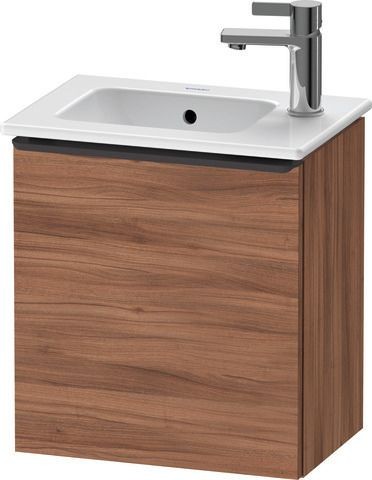 Duravit D-Neo Waschtischunterbau wandhängend Nussbaum Matt 410x274x440 mm - DE4259LBD790000