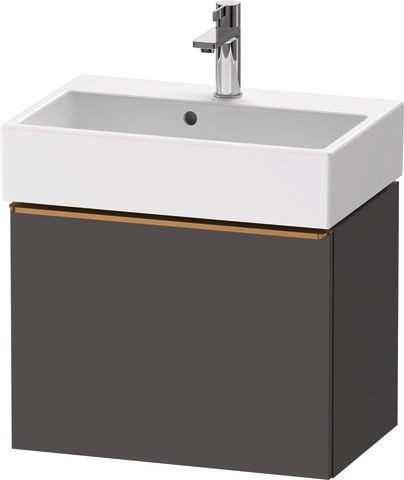 Duravit D-Neo Waschtischunterbau wandhängend Graphit Matt 584x372x440 mm - DE4229004490000