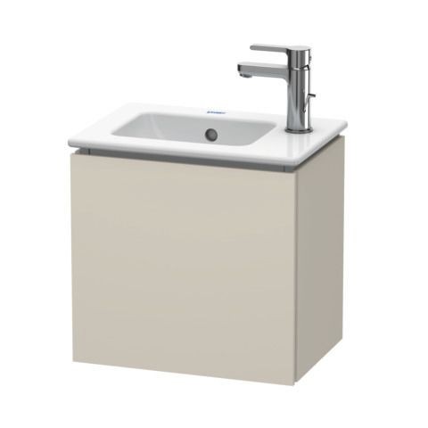 Duravit L-Cube Waschtischunterbau wandhängend Taupe Matt 420x294x400 mm - LC6272R9191