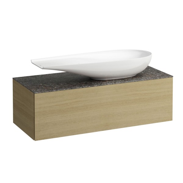 LAUFEN Waschtischunterschrank und Waschtischplatte ALESSI 500x1200x370