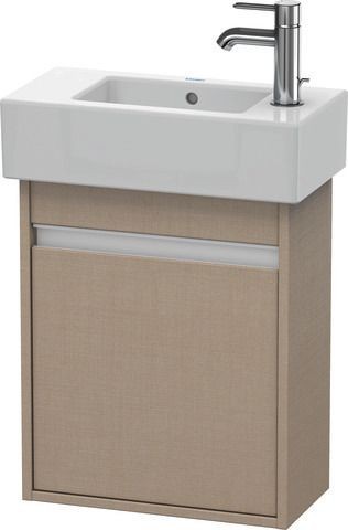 Duravit Ketho Waschtischunterbau wandhängend Leinen Matt 450x225x550 mm - KT6629L7575