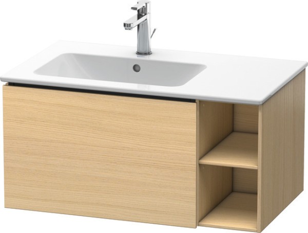 Duravit L-Cube Waschtischunterbau wandhängend Mediterrane Eiche Matt 820x481x400 mm - LC619107171