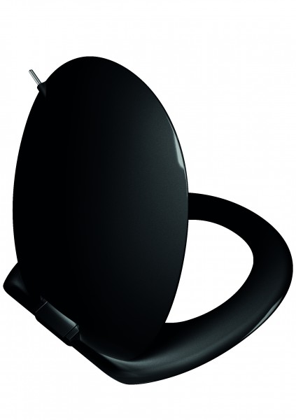 Vitra Istanbul WC-Sitz, mit Absenkautomatik, Schwarz, 166-070-109