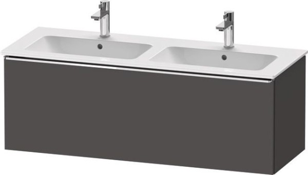 Duravit D-Neo Waschtischunterbau wandhängend Graphit Matt 1280x462x440 mm - DE4265010490000