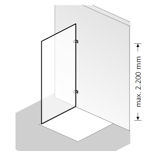 HSK Atelier Plan Pur Seitenwand zu AP.201 - AP.204