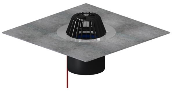 Dallmer Dachablauf 62 H DallBit, beheizt, DN 150, 622198