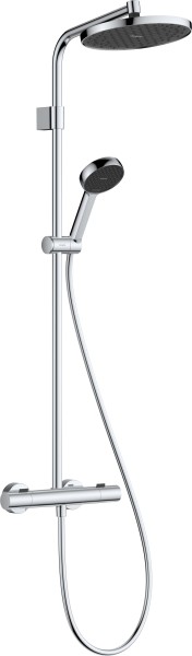 Hansgrohe Activera S Showerpipe 240 1jet EcoSmart+ mit Ecostat Fine chrom, 28083000