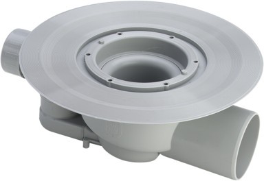 Viega Badablauf Advantix 4921.66 in 40x70mm Kunststoff grau