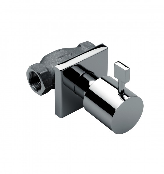 KAJA-B-Quadrat Unterputz-Ventil Gewinde 1/2", chrom