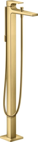 Hansgrohe Wannenmischer Metropol Fertigset zur Bodenmontage Polished Gold-Optik, 32532990