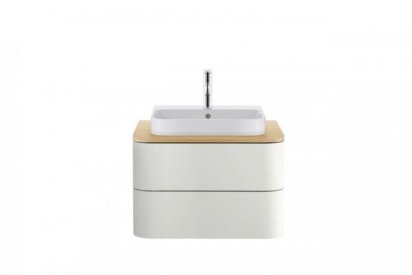 Duravit Happy D.2 Plus Konsolenwaschtischunterbau wandhängend Weiß Seidenmatt 650x480x408 mm - HP496
