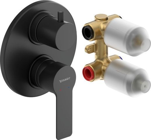 Duravit D-Code Einhebel-Wannenmischer Unterputz Set