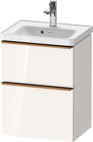 Duravit D-Neo Waschtischunterbau wandhängend Weiß Hochglanz 484x372x625 mm - DE4350004220000
