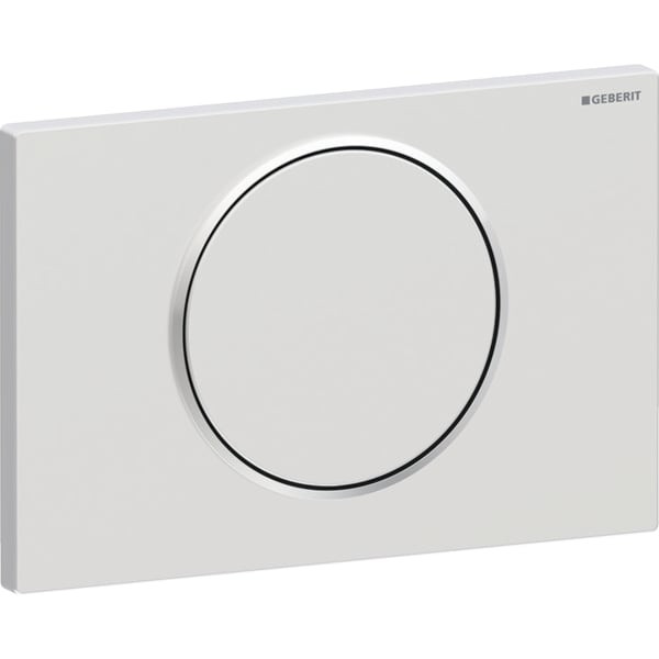 Geberit Betätigungsplatte Sigma10, für Spül-Stopp-Sp. mattchrom-lackiert, easy-to-clean-beschichtet