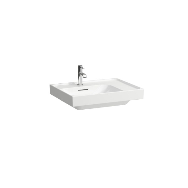 LAUFEN Aufsatz-Waschtisch MEDA 460x600x160 Ablage rechts 1 Hl. m.Ül. Weiß, H8181110001041