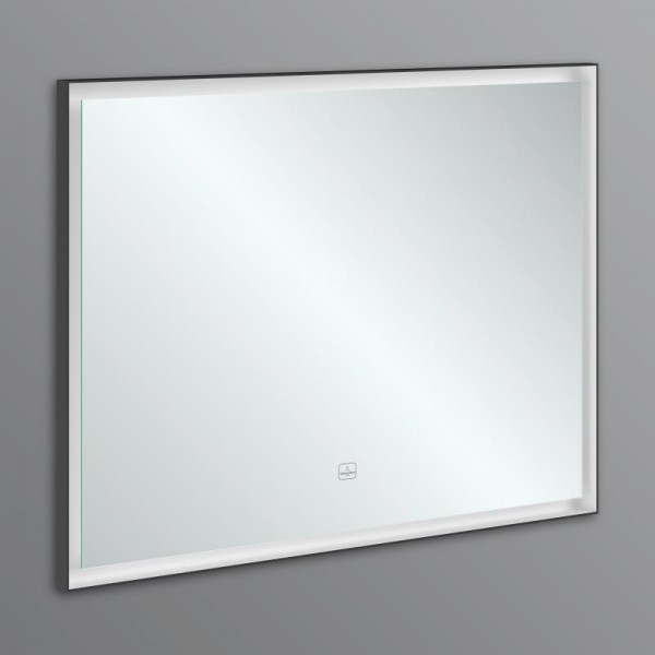 Villeroy & Boch Subway 3.0 Spiegel, mit Beleuchtung, 1000 x 750 x 47,5 mm