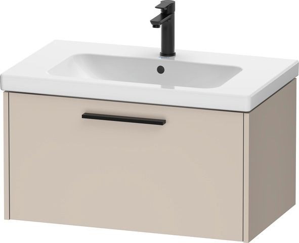 Duravit D-Code Waschtischunterschrank wandhängend Auszug 1,