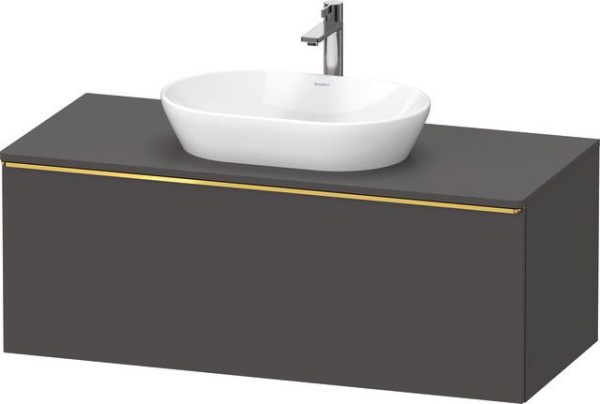 Duravit D-Neo Konsolenwaschtischunterbau wandhängend Graphit Matt 1200x550x459 mm - DE4949034490000
