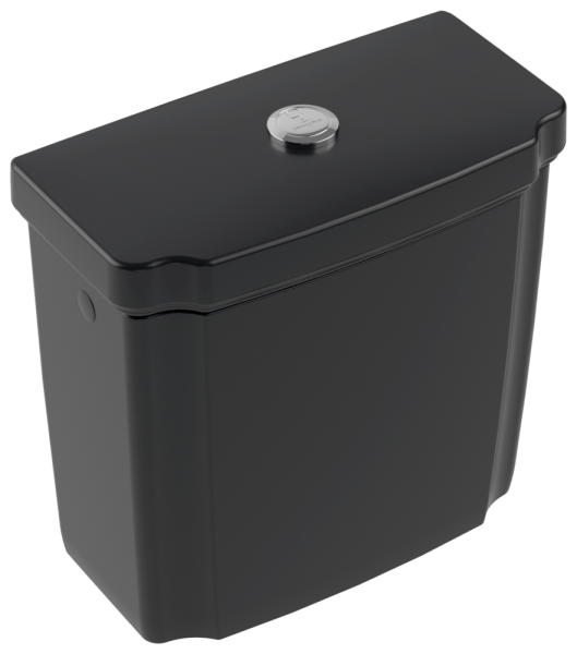 Villeroy & Boch SPK Hommage 772111 380x195x365mm Zul. seitl. od. von hi. Pure Black c+