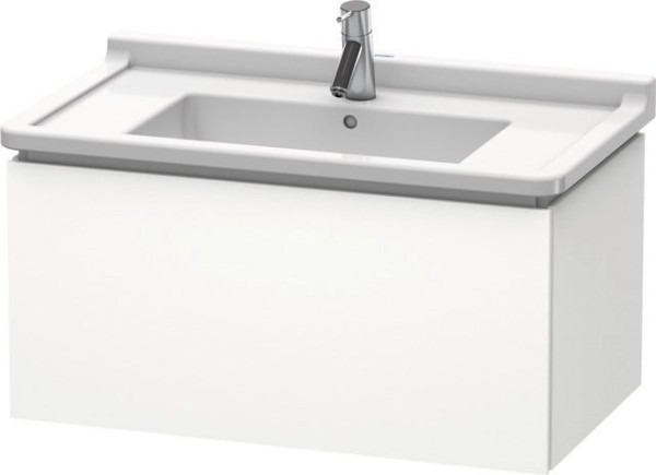 Duravit L-Cube Waschtischunterbau wandhängend Weiß Supermatt 820x469x408 mm - LC616508484