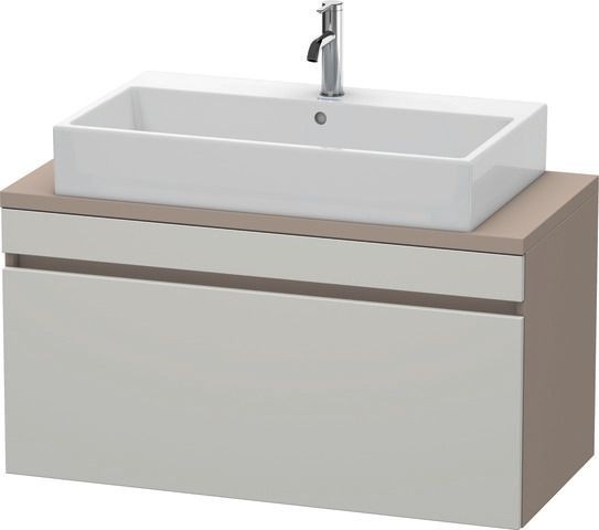 Duravit DuraStyle Konsolenwaschtischunterbau wandhängend Betongrau & Basalt Matt 1000x478x512 mm - D