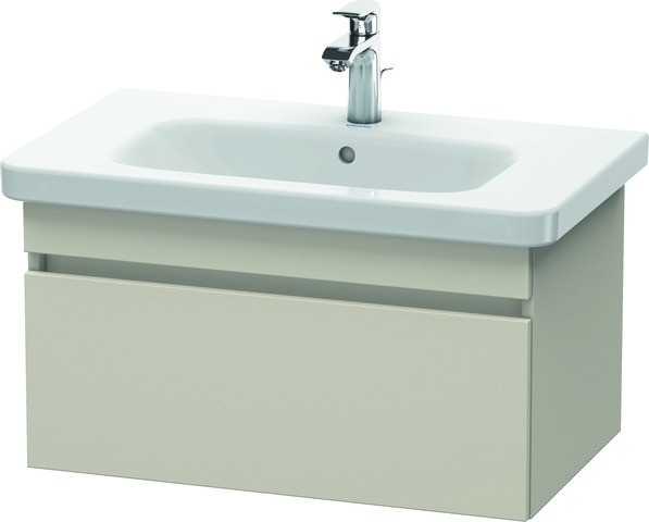 Duravit DuraStyle Waschtischunterbau wandhängend Taupe Matt 730x448x398 mm - DS638109191