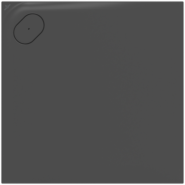 Villeroy & Boch Quadratische Duschwannen Ecora UDA101 0ERA1CV 1000x1000x35mm Anthracite, UDA1010ERA1