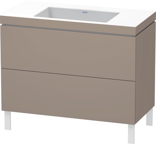 Duravit L-Cube c-bonded Set bodenstehend Basalt Matt 1000x480x698 mm - LC6938N4343