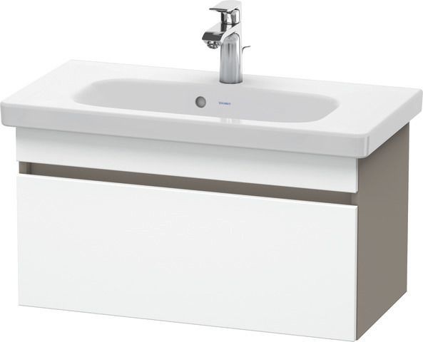 Duravit DuraStyle Waschtischunterbau wandhängend Weiß & Basalt Matt 730x368x398 mm - DS639901843