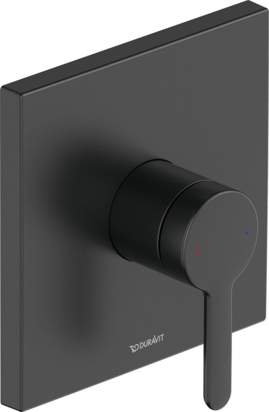 Duravit C.1 Einhebel-Brausemischer Unterputz Schwarz Matt 150x77x150 mm - C14210009046