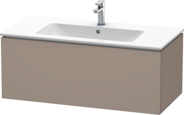Duravit L-Cube Waschtischunterbau wandhängend Basalt Matt 1020x481x400 mm - LC614204343