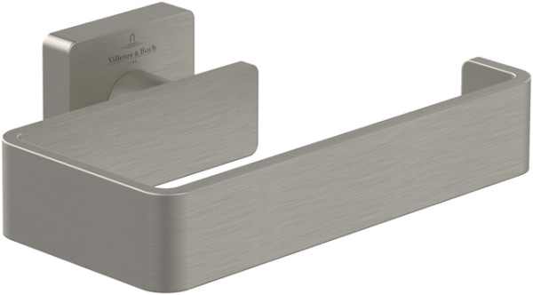 Villeroy & Boch Toilettenpapierhalter oD Elements - Striking 135x93x45mm Brushed Nickel Matt