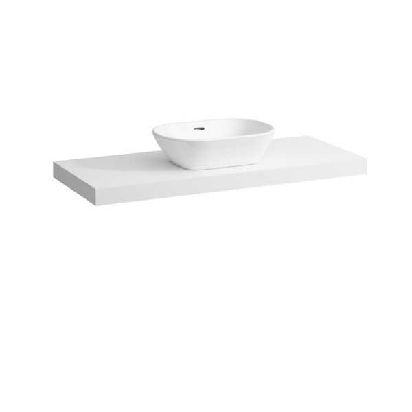 Laufen Waschtisch-Platte LANI 495x1185x65 mit Aussschnitt mittig