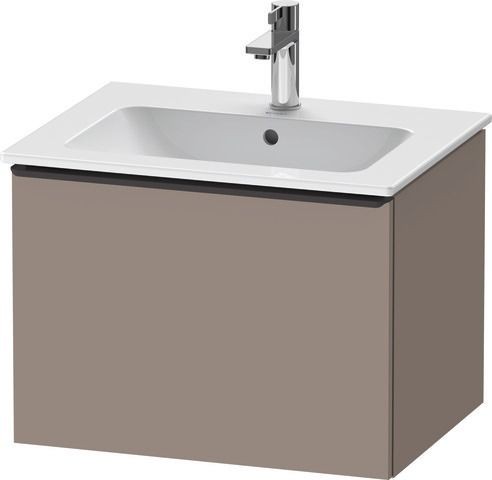 Duravit D-Neo Waschtischunterbau wandhängend Basalt Matt 610x462x440 mm - DE42610BD430000