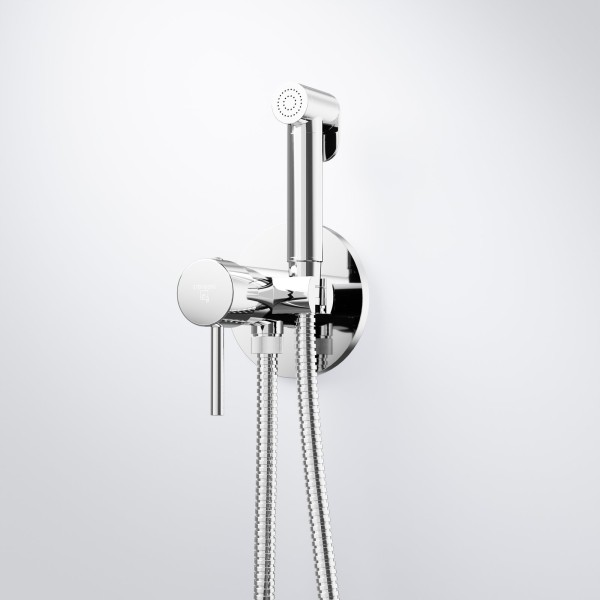 Steinberg Serie 100 Unterputz Bidet-Armatur, chrom