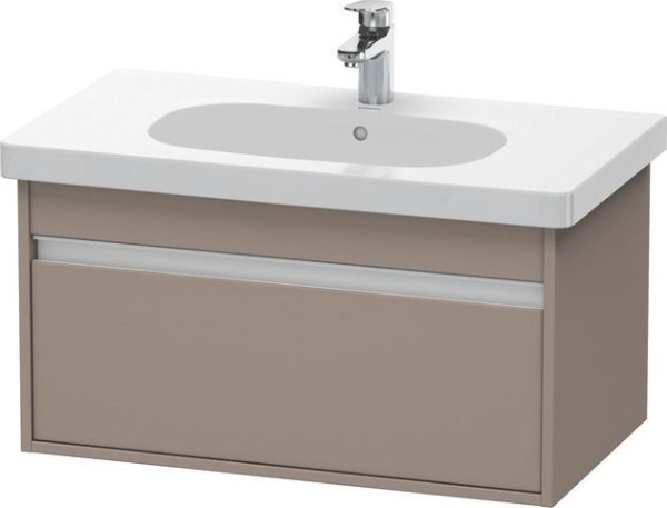 Duravit Ketho Waschtischunterbau wandhängend Basalt Matt 800x455x410 mm - KT666704343