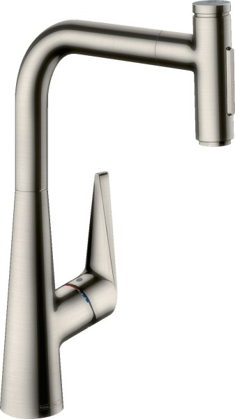 Hansgrohe Spültischmischer 300 Select 2jet sBox Ausziehbrause M5117-H300 edelstahl-optik, 73867800