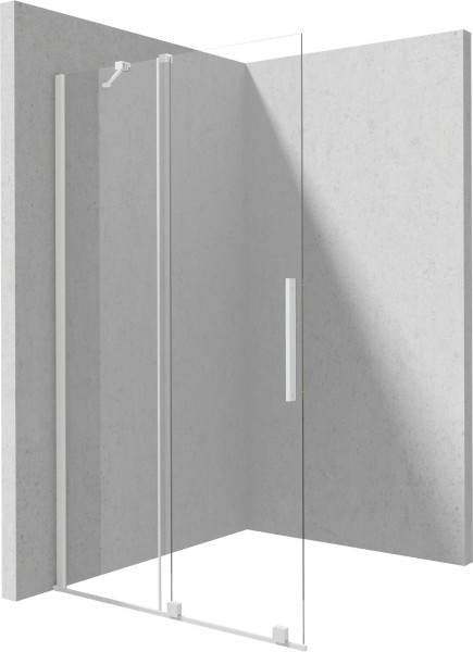 Neuesbad Schiebe Walk-In, Weiß 100x195 cm