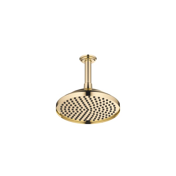 Dornbracht Regenbrause mit Deckenanbindung MADISON 28564977 200 mm Messing (23kt Gold)