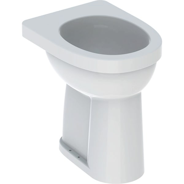 Geberit Renova Nr.1 Comfort Flachspül-WC, 6l bodenstehend, Abgang innen senkrecht, H:490mm, weiss, 2