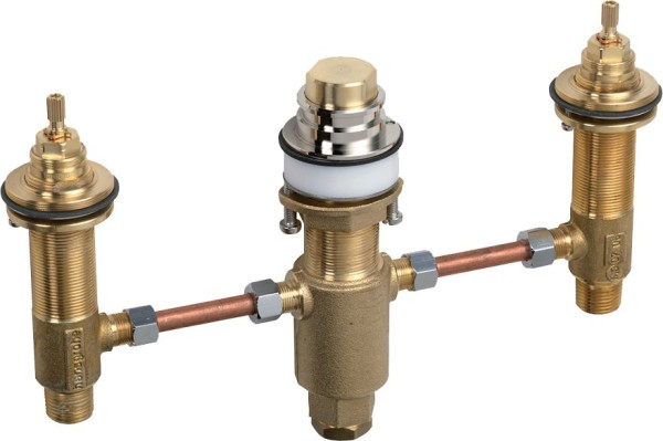 Hansgrohe 3-Loch Wannenarmatur Grundkörper Axor für Wannenrandmontage, 15484180