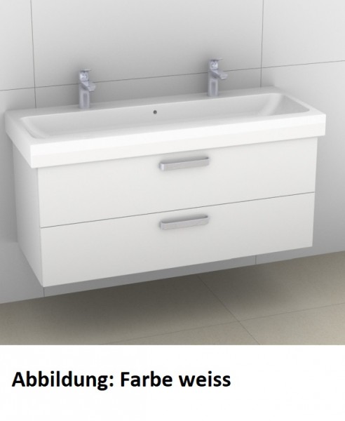 Artiqua 413 Waschtischunterschrank für iCon 124020 Weiß Matt Select, 413-WU2L-K04-7161-171