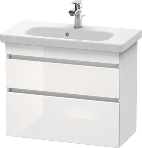 Duravit DuraStyle Waschtischunterbau wandhängend Weiß Hochglanz & Matt 730x368x610 mm - DS649902218