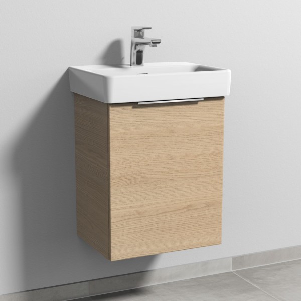 Sanipa 3way Waschtischunterbau zu Laufen Pro S Waschtisch mit 1 Tür, Eiche-Nordic