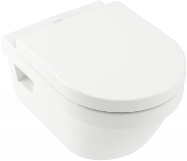 Villeroy & Boch Tiefspül-WC spülrandlos Architectura 5684 370x530mm weiss AntiBac CeramicPlus