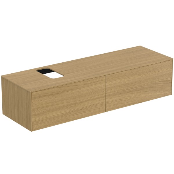 Ideal Standard Waschtischunterschrank Conca, 2 Auszüge,