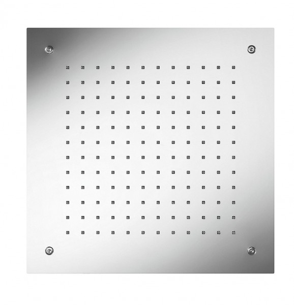 Herzbach LED-Deckeneinbaubrause 380mm x 380mm , Regen poliert , 11.603800.2.01